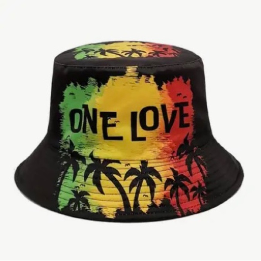 NWOT “One Love”  unisex bucket hat
